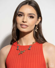 Load image into Gallery viewer, Dapper Dalliance - Gold Earrings - Paparazzi Jewelry