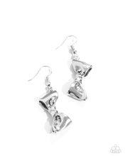 Load image into Gallery viewer, paparazzi-accessories-dapper-dalliance-silver-earrings