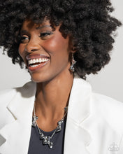 Load image into Gallery viewer, Dapper Dalliance - Silver Earrings - Paparazzi Jewelry