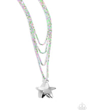 Load image into Gallery viewer, paparazzi-accessories-seize-the-stars-green-necklace