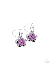 Load image into Gallery viewer, paparazzi-accessories-horticultural-haute-purple-earrings