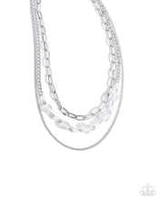 Load image into Gallery viewer, paparazzi-accessories-beaded-behavior-white-necklace