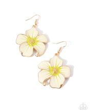 Load image into Gallery viewer, paparazzi-accessories-floral-flavor-gold-earrings