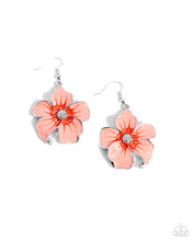 Load image into Gallery viewer, paparazzi-accessories-floral-flavor-orange-earrings