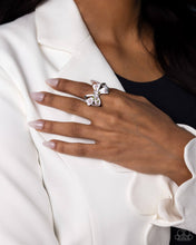 Load image into Gallery viewer, BOW Caution to the Wind - Pink Ring - Paparazzi Jewelry