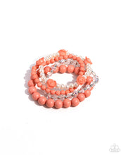 Load image into Gallery viewer, paparazzi-accessories-rosy-retrospection-orange-bracelet