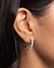 Load image into Gallery viewer, Curling Cameo - White Earrings - Paparazzi Jewelry