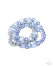 Load image into Gallery viewer, paparazzi-accessories-shattered-stack-blue-bracelet