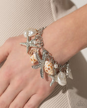 Load image into Gallery viewer, Seashell Song - White Bracelet - Paparazzi Jewelry