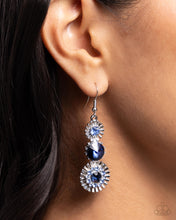 Load image into Gallery viewer, Dedicated Dalliance - Blue Earrings - Paparazzi Jewelry