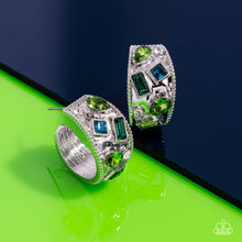 Load image into Gallery viewer, Antique Dealer - Green Earrings - Paparazzi Jewelry