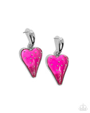Load image into Gallery viewer, paparazzi-accessories-glossy-goodwill-pink-post earrings
