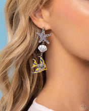 Load image into Gallery viewer, Under the Reef - Multi Post Earrings - Paparazzi Jewelry
