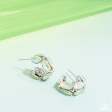 Load image into Gallery viewer, Dazzling Destiny - Green Earrings - Paparazzi Jewelry