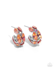 Load image into Gallery viewer, paparazzi-accessories-dazzling-destiny-orange-earrings