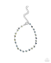 Load image into Gallery viewer, paparazzi-accessories-chiseled-character-blue-bracelet