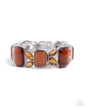 Load image into Gallery viewer, paparazzi-accessories-lavish-laurels-brown-bracelet