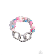 Load image into Gallery viewer, paparazzi-accessories-hammered-haven-pink-bracelet