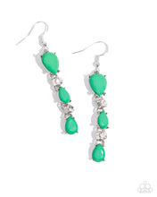 Load image into Gallery viewer, paparazzi-accessories-malibu-march-green-earrings