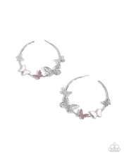Load image into Gallery viewer, paparazzi-accessories-aerial-allegiance-pink-earrings