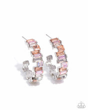 Load image into Gallery viewer, paparazzi-accessories-fashionably-framed-orange-earrings