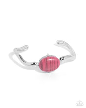 Load image into Gallery viewer, paparazzi-accessories-striped-sensation-pink-bracelet