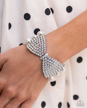 Load image into Gallery viewer, Dashing Demeanor - White Bracelet - Paparazzi Jewelry
