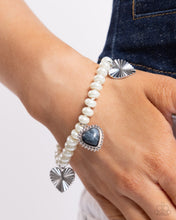 Load image into Gallery viewer, Heart-struck Haven - Silver Bracelet - Paparazzi Jewelry