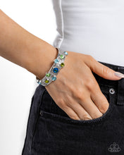 Load image into Gallery viewer, Majestic Medallions - Green Bracelet - Paparazzi Jewelry