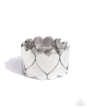 Load image into Gallery viewer, paparazzi-accessories-sweetheart-setting-silver-bracelet