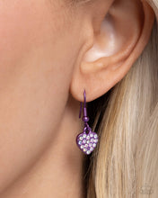 Load image into Gallery viewer, Homecoming Hearts - Purple Necklace - Paparazzi Jewelry