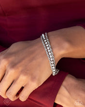 Load image into Gallery viewer, Excessive Empire - White Bracelet - Paparazzi Jewelry