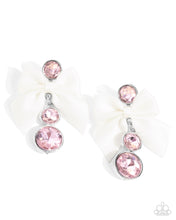 Load image into Gallery viewer, paparazzi-accessories-genteel-glam-pink-post earrings