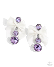 Load image into Gallery viewer, paparazzi-accessories-genteel-glam-purple-post earrings