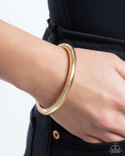 Load image into Gallery viewer, Stubborn Simplicity - Gold Bracelet - Paparazzi Jewelry