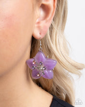 Load image into Gallery viewer, Summer Sprigs - Purple Earrings - Paparazzi Jewelry