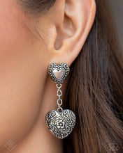 Load image into Gallery viewer, Rustic Reveal - Silver Post Earrings - Paparazzi Jewelry