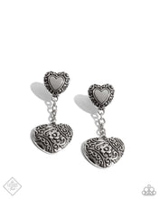 Load image into Gallery viewer, paparazzi-accessories-rustic-reveal-silver-post earrings