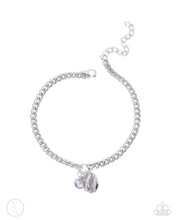 Load image into Gallery viewer, paparazzi-accessories-conch-comeback-white-anklet