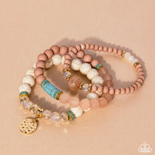 Load image into Gallery viewer, Sunset Sass - White Bracelet - Paparazzi Jewelry