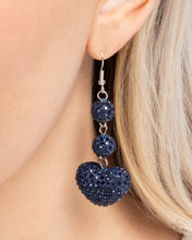Load image into Gallery viewer, Vision in Shimmer - Blue Earrings - Paparazzi Jewelry