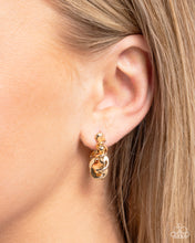 Load image into Gallery viewer, Corkscrew Chic - Gold Earrings - Paparazzi Jewelry