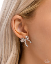 Load image into Gallery viewer, Princess Treatment - Silver Post Earrings - Paparazzi Jewelry