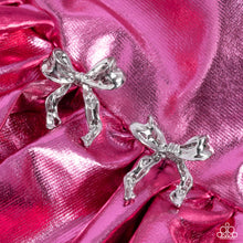 Load image into Gallery viewer, Princess Treatment - Silver Post Earrings - Paparazzi Jewelry