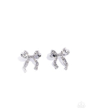Load image into Gallery viewer, paparazzi-accessories-princess-treatment-silver-post earrings