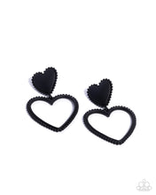 Load image into Gallery viewer, paparazzi-accessories-casual-chemistry-black-post earrings