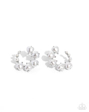 Load image into Gallery viewer, paparazzi-accessories-castle-courting-white-post earrings