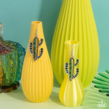 Load image into Gallery viewer, Cactus Confidence - Green Earrings - Paparazzi Jewelry