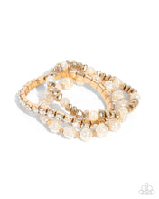 Load image into Gallery viewer, paparazzi-accessories-fair-florals-gold-bracelet