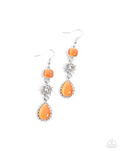 Load image into Gallery viewer, paparazzi-accessories-feeling-fantastic-orange-earrings